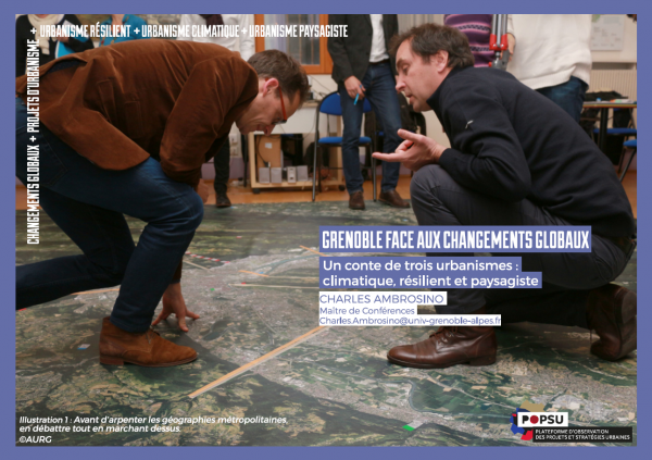 Carte postale : Grenoble face aux changements globaux - Recto